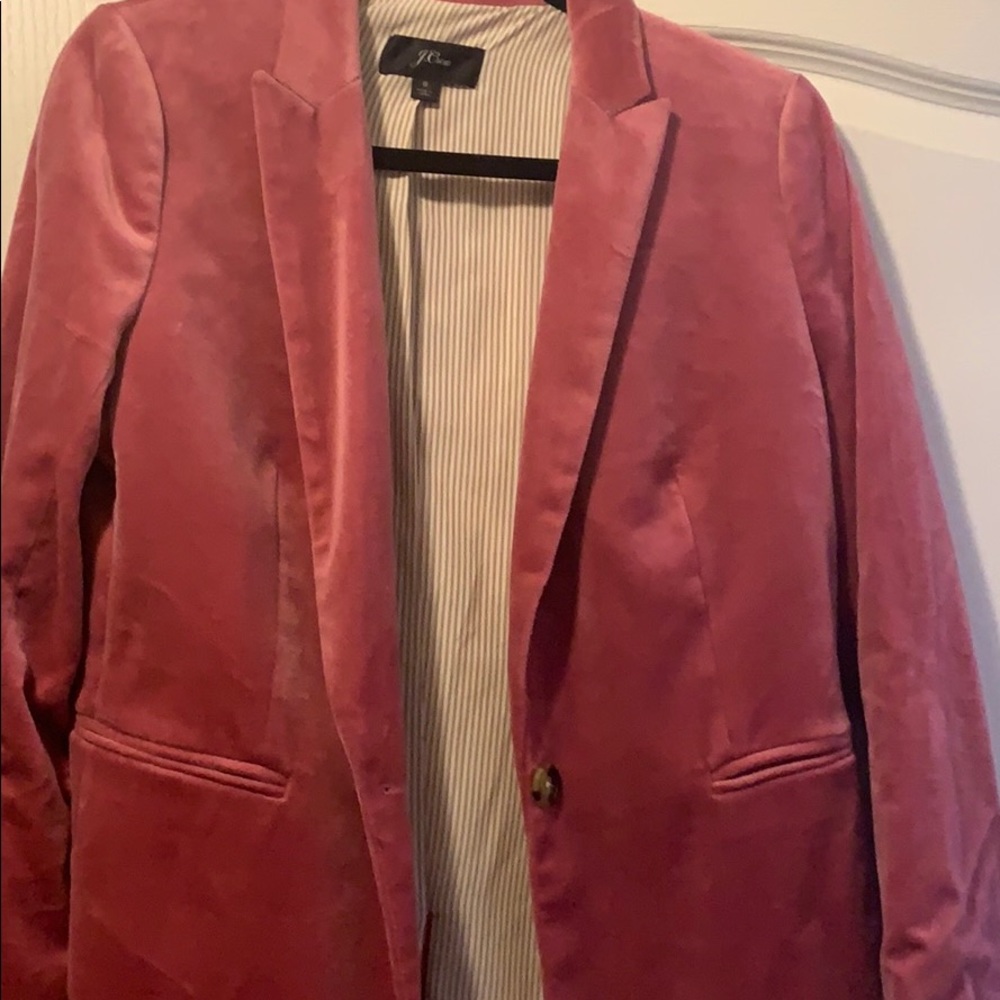 Rose color blazer